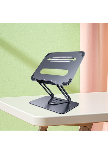Homyl 360 Döner Tabanlı Dizüstü Bilgisayar Yükseltici Gri