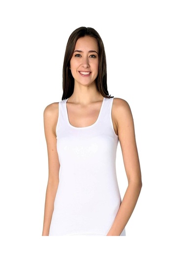 Seher Yıldızı Kadın Ribana Geniş Askılı Atlet 0062 - 3 Adet