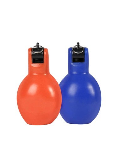 Homyl 2 Parça El Sıkma Düdük Antrenörler Turuncu-ve-mavi Turuncu Ve Mavi