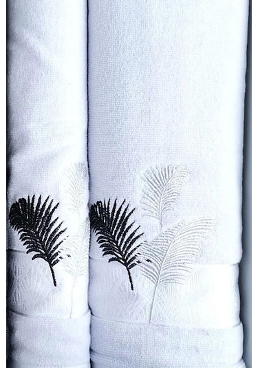 Özdilek Golden Palm Antrasit Gri Best Set Hamam Seti