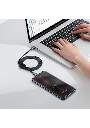 Baseus Crystal Shine 100 W 2 M Type-C To Type-C Hızlı Şarj Data Kablosu