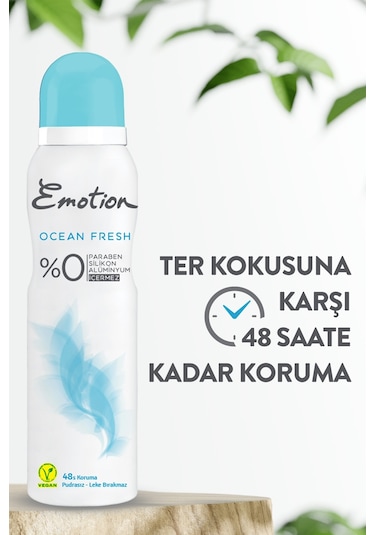 Emotion Ocean Fresh Kadın Deodorant 6 x 150 ML