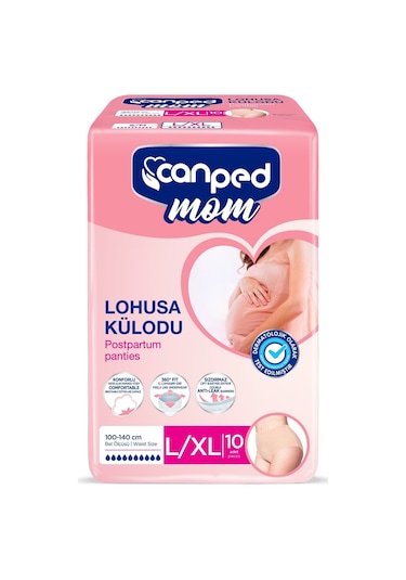 Canped Mom Lohusa - Külot Bez L- Large / Xl - Extralarge - Adet10