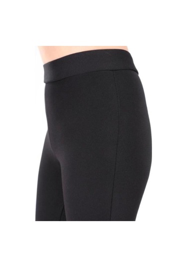 Incebelli Kadın Ispanyol Paça Çelik Taytsiyahm Siyah