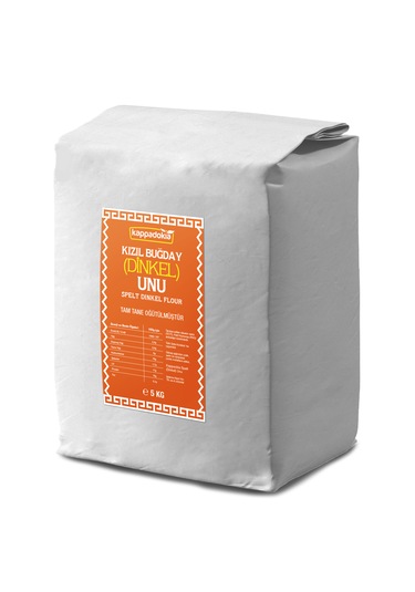 Kappadokia Atalık Kızıl Buğday Dinkel Spelt Un 5 KG