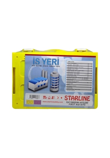 Starline Pl102 İlk Yardım Seti Iş Yerleri Için