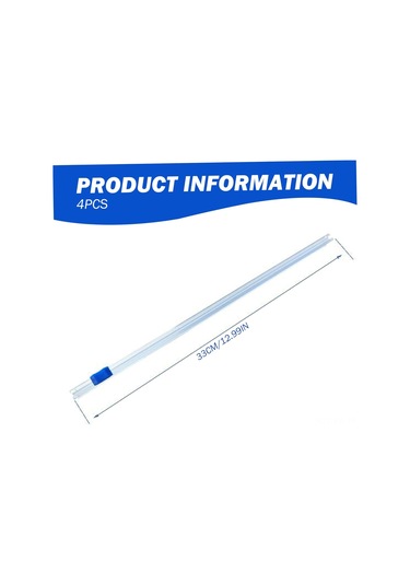 Ximistore9 4'lü Tekrarlı Kullanım Plastik Streç Kesici Kutusu - İki Yönlü Otomatik Yapışkan - 33 Cm 13 İnç Rollere Uyumlu Mavi