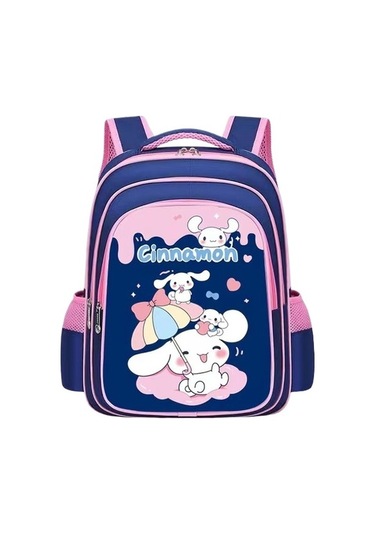 Goldenqian Karikatür Büyük Kapasiteli Öğrenci Okul Çantası Muı8uh Renkli