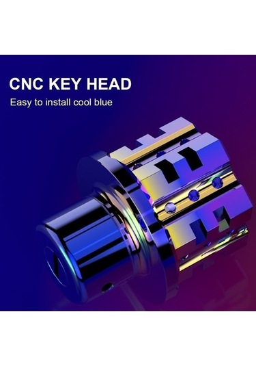 Pazly Yanmış Titanyum Seti Modifiye Life Genel Silgi Cnc Başlık Anahtarlık Aksesuarları +- Xc - Çok Amaçlı -