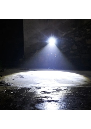 Techtic 6000 Lümen Şarjlı Kamp Balıkçı Feneri Kafa Lambası Beyaz