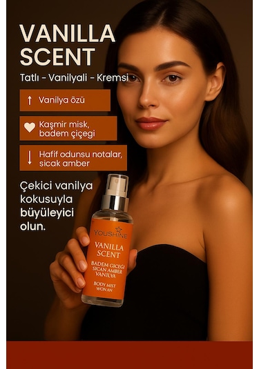 Youshine Vanilla Scent Body Mist 100 ML