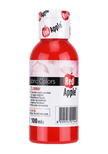 Red Apple Kumaş Boyası 100 Ml Kırmızı