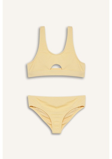 Defacto Kız Çocuk Bikini Takımı E5115a825hsyl234 Sarı