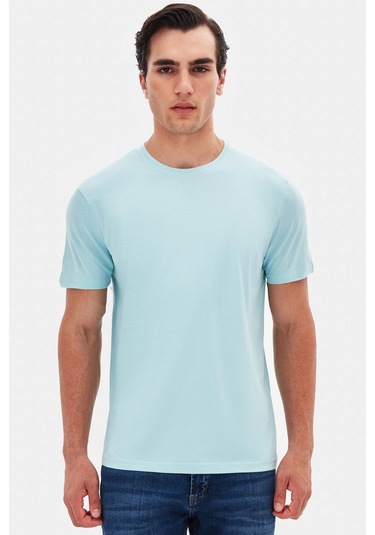 Ds Damat Slim Fit Aqua Bisiklet Yaka %100 Pamuklu Nefes Alabilen T-shirt 4hc141996753m U00 Ds Damat Slim Fit Aqua Bisiklet Yaka %100 Pamuklu Nefes Alabilen T-shirt 4hc141996753m U00