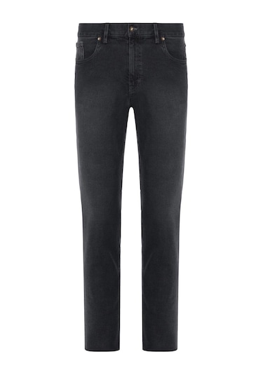 Captiva Regular Fit Likralı Erkek Örme Jean Pantolon 6644 Füme