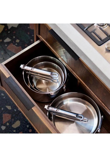 Joseph Joseph 1000025 Space Paslanmaz Çelik 24 Cm Kızartma Tavası Inox