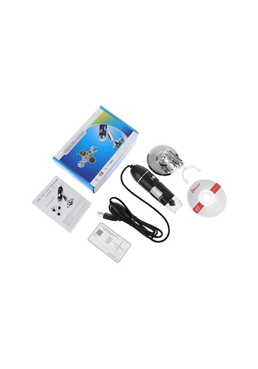 Usb 2.0 Dijital El Tipi Mikroskop Kablolu Endoskop Kamera 8 Ledli