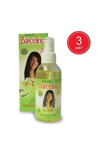 Morfose Barcelino Saç Bakım Yağı 3 x 150 ML