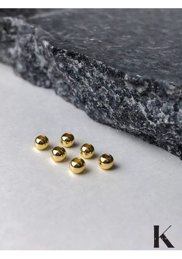 Klipsa Jewelry Altın Renkli Boncuk Ayırıcılar, Spacerlar 20 Adet 3 Mm 208069868