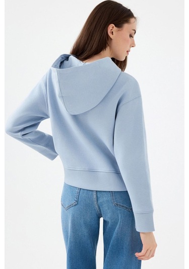 Loft Kadın Sweatshirt Mavi