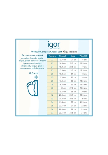 Igor CAMPERA CHAROL Çocuk  Siyah Çizme