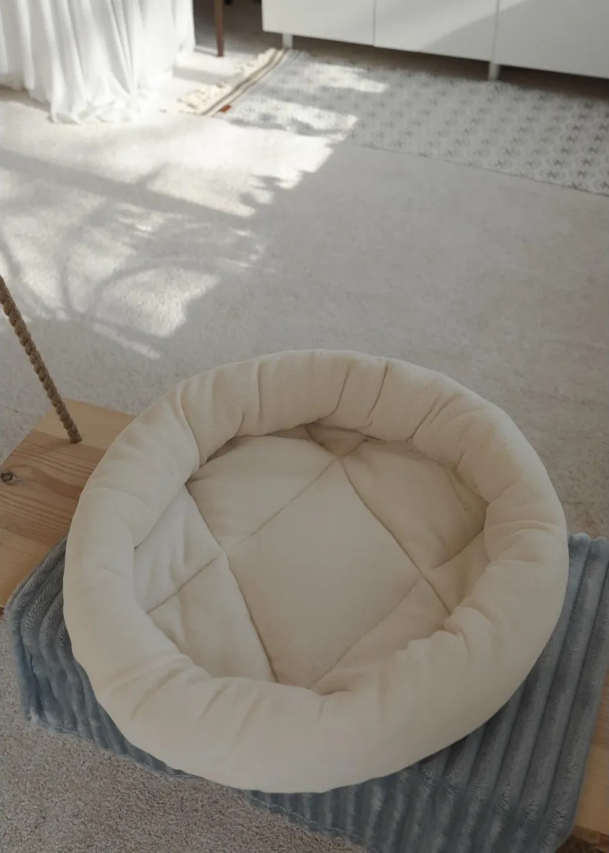 Mercity Kediler İçin Yumuşak Yuvarlak Yatak 45x45 Cm 255600863