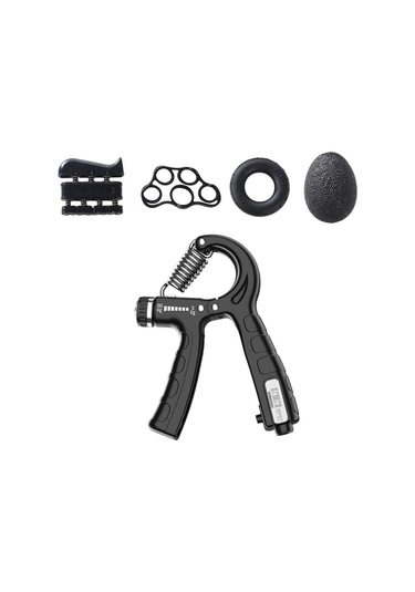 Suntek Ayarlanabilir Bilek Gücü Spor Salonu Egzersiz El Kavrama Siyah