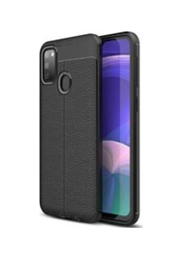 Galaxy M30S Kılıf Zore Niss Deri Desenli Silikon Kılıf