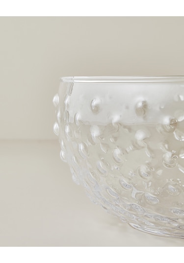 English Home Bubbles Cam Kase 21,5 Cm Şeffaf Şeffaf