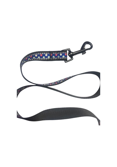 Nunbell Reflektörlü, Noktalı Köpek Gezdirme Tasması 2 Cm X 120 Cm Çok Renkli