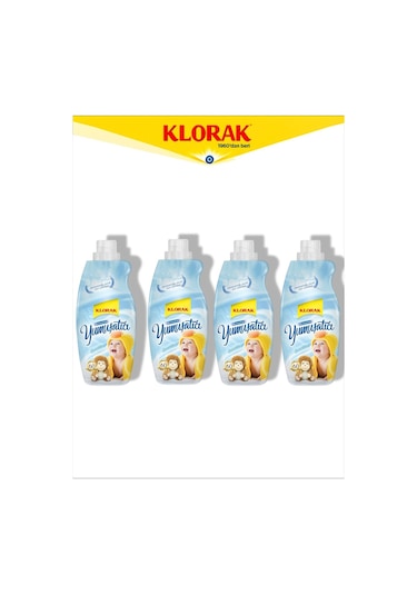 Yumuşatıcı Sensitive 1440 Ml. 60 Yıkama 4 Adet 4'lü Set