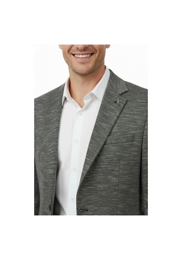 Erkek Tek Spor Ceket Çift Yırtmaçlı Bgl-st04981 Haki