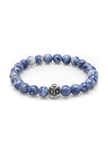 Alnis Atelier Sodalit Doğaltaş Erkek Bileklik Gri