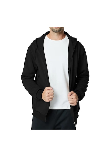 Dynamo Erkek Kapüşonlu Fermuarlı Sweatshirt 6549 Bgl-st04026 Siyah