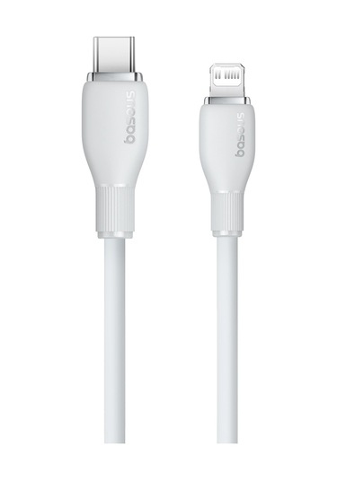 Baseus Pudding Serisi 20w Type-c - 8 Pin Hızlı Şarj Veri Kablosu, Uzunluk:1,2m