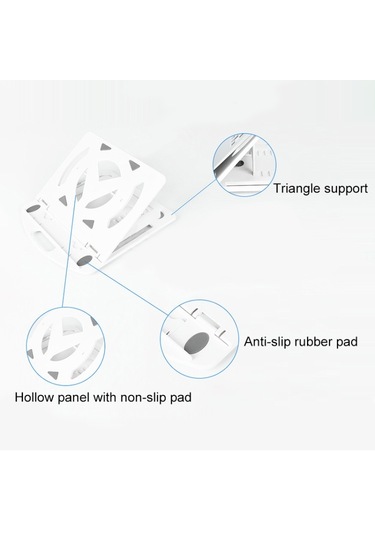 Dizüstü Bilgisayarlar İçin Genel Amaçlı Isı Dağılımı, Stil: Standart Versiyon White