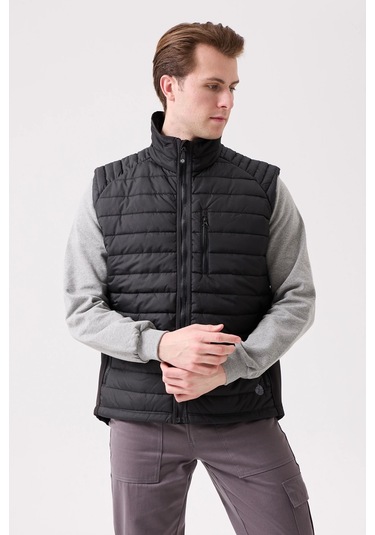 Nepeta Bomber Şişme Yelek Siyah