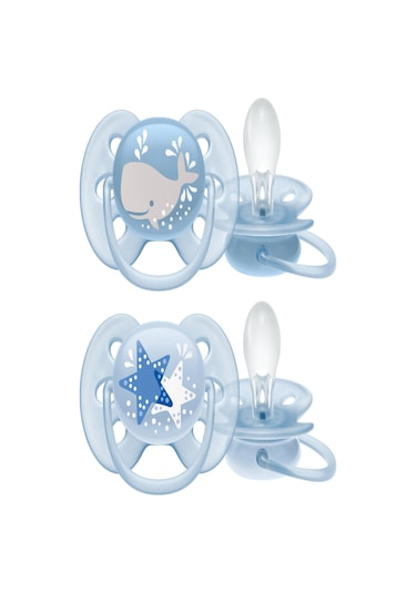 Philips Avent Ultra Soft Emzik 6-18 Ay Mavi