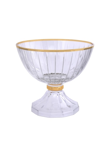 Decorium Kase Ayaklı 23.5 Cm Accademia Altın M04018-ab