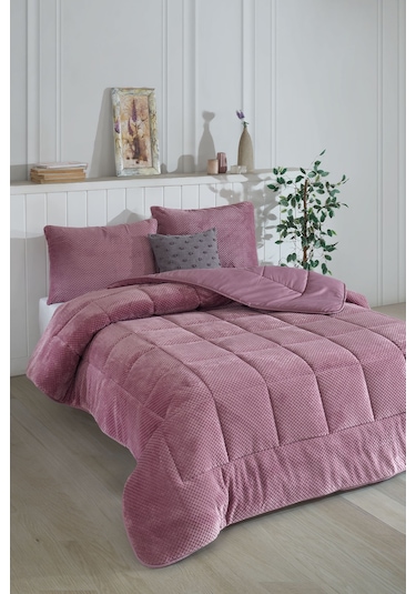 Elart Luis Comfort Set Çift Kişilik 195x215 Cm Gülkurusu Gülkurusu