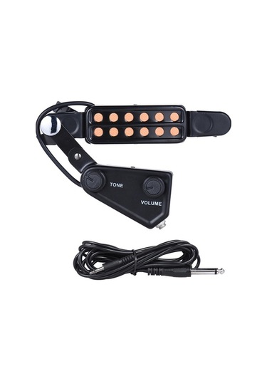 Besthome1 12 Özel Akustik Gitar Pikap - Ses Dengeleme İle 3m Kablo