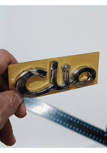 Renault Clio 2 1998-2010 Uyumlu Clio Tırnaklı Ve Yapışkanlı Bagaj Yazısı 3m 3d Abs