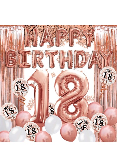 18 Yaş Gül Altın Doğum Günü Süsü, Doğum Günü Afişi, O Diğer