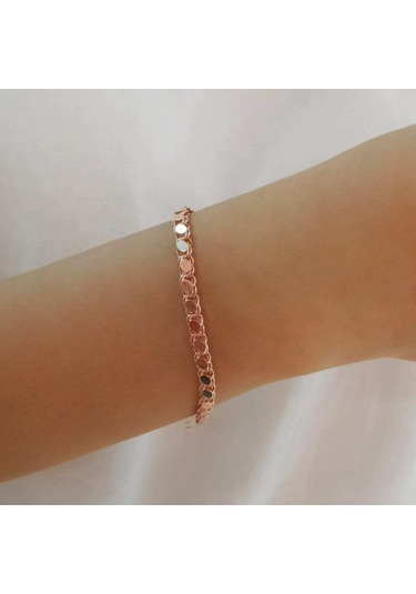 Choice Arpa Zincir Gümüş Bileklik Rose (528245143)