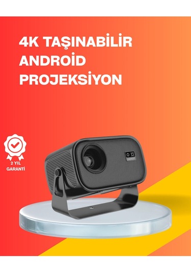 4000 Lümen Parlaklık Değerine Sahip Ev Ve Ofis Projektör-118522