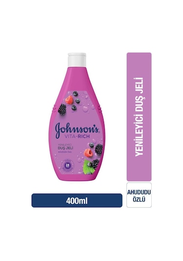 Johnson's Vita-rich Ahududu Özlü Yenileyici Duş Jeli 400 ML