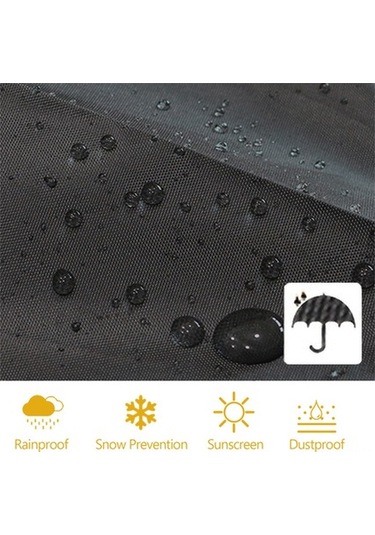 Besthome1 Bbq Mangal Koruması, 420d Oxford, Yağmursuz & Tozsuz, Dış Mekan, 71x68 Cm + Koltuk, 2 Boyut, Çok Renk Çok Renkli