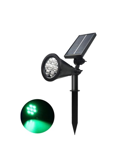 Güneş Enerjili Dış Mekan Spot Işığı Yeşil Yeşil