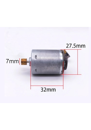 Rp360-st/15260 Dc Motor Robot Süpürge Dc 12v Dıy Rc Oyuncak Model Araba Bot Helikopter Vakum Fan Ele