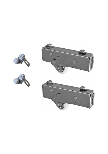 Aletçantam Beta Sürgülü Kapak Gardrop Tekerleği Dolap Tekeri 1 Kapak Set